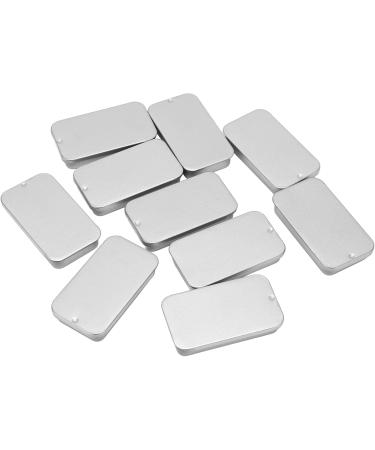Agate Mini Storage Can Containers - 10 Pieces | Portable Empty Cans with Sliding Covers for Lip Balm & Solid Perfume - Buy Online on SooperMarket.com