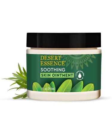 Desert Essence Tea Tree Skin Ointment - 1 Fl Oz | Jojoba & Lavender Oils | Vitamin E | Moisturizer for Dry Skin, Irritations, Cuticles - Buy Online on SooperMarket.com