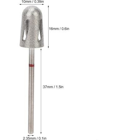 Pedicure Drill Bit High Hardness Nail Drill Bit Corrosion Resistance Easy To for Exfoliating Cuticles for Manicuring for Calluses for Removing Hangnail(A2F) - Buy Online on SooperMarket.com