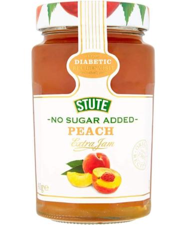 Stute Jam Selection - Handpick Your Favourite Flavours | Low Sugar High Taste | Apricot Blackcurrant Morello Cherry | Diabetic-Friendly Jams for Healthier Treat | 5 Pack - 430g Each - Buy Online on SooperMarket.com
