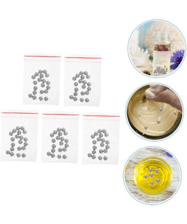 Healeved 5 Nail Stirring Ball Nail Polish Mixing Balls Stainless Steel Mixing Balls Oil Paint Models Manicure Mixing Balls Mixing Balls for Manicure Coloring Mixing Tools Oil Stirring Balls - Buy Online on SooperMarket.com