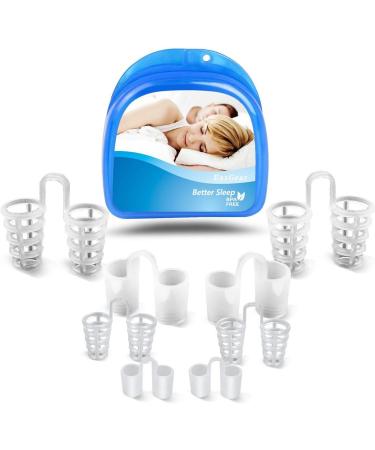 KUIKUI Snore Nasal Dilator Clip - 8pcs Silicone Nose Vents for Easy Breathing and Better Sleep - Buy Online on SooperMarket.com