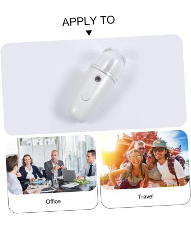 Healeved 1 Set Spray Hydrating Apparatus Portable Spray Mist Pore Handheld Plastic White - Buy Online on SooperMarket.com