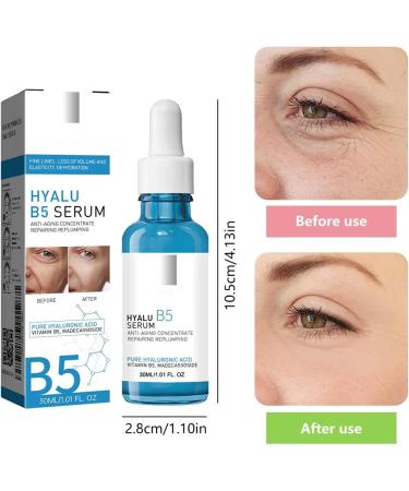 Hyalu B5 Serum Hyaluronic Acid B5 Serum Anti Aging Serum Face Serum Concentrate Hyaluronic Acid Serum for Face - Anti Aging Instant Face Firming & Plumping Face Fade Fine Lines 30ml - Buy Online on SooperMarket.com