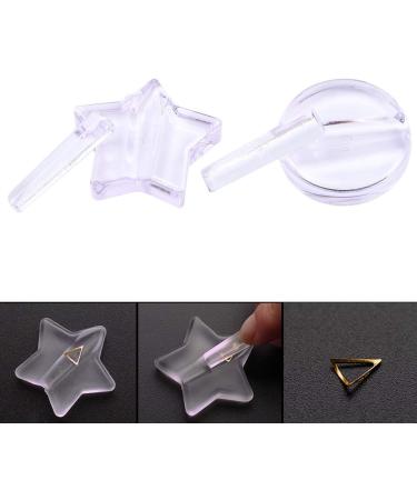 Brrnoo Nail Art Templates - 2 Metal Frame Bending Tools for Professional Embossed Nail Designs at Home or Salon - Buy Online on SooperMarket.com