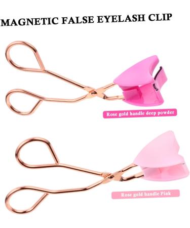 PLAFOPE Magnetic False Eyelash Curler Mascara Applicator False Lashes Tools False Eyelash Applicator Magnetic Eyelash Clip Eyelash Holder Profession Eyelash Clips Stainless Steel - Buy Online on SooperMarket.com