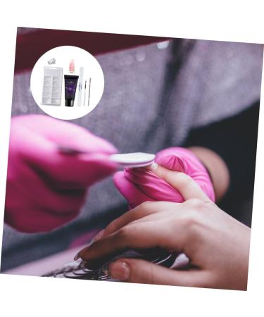 Healeved 2 Sets Nail Extension Glue Set Nail Builder Gel Kit Manicure Kit Manicure Extension Gel Manicure Nail Art Lamp Nail Enhancement Trial Kit Nail Kits Nail Lamp Plastic Strengthen - Buy Online on SooperMarket.com