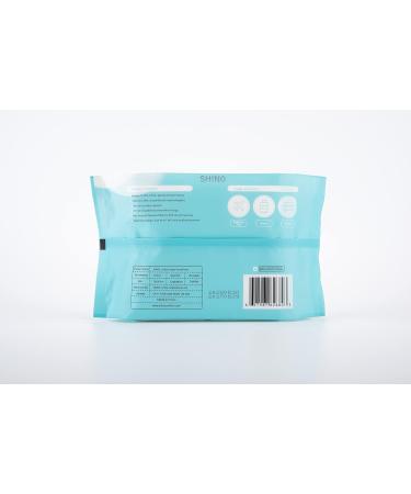 SHINO Disposable Cotton Facial Tissue Travel Pack 60 Count Idea for Sensitive Skin 100% Pure Cotton Tissue Perfect for Makeup Removal Baby Care Facial Cleaning and Personal Hygiene (3 Pack) - Buy Online on SooperMarket.com