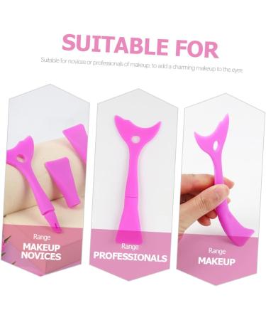 Mikinona 2pcs Eyeliner Baffle Silicone Molds Makeup Eyelash Tool Make-up Shield Supplies Miss Protection - Buy Online on SooperMarket.com