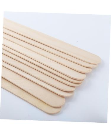 Magiclulu Waxed Wooden Sticks - 100 Pack Hair Removal Spatula & Kids Tinker Set | Practical Wax Applicator for Home Use - Buy Online on SooperMarket.com