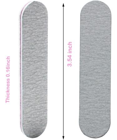 50 Packs Double Sided Mini Nail Files & Buffers - 100/180 Grits Emery Boards for Acrylic Nails - Buy Online on SooperMarket.com