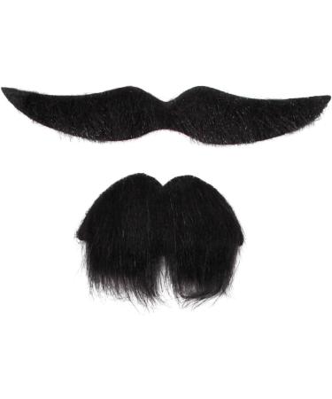 Buy Alsino Self-Adhesive Black Mustache Mario Sticker - Ideal for Parties Costumes & Decorations for Kids & Adults - LG9613 BART 4 - Buy Online on SooperMarket.com