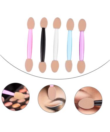 Mikinona 5 Boxes Double Ended Eyeshadow Brush Sponges Makeup Sponge Applicator Cream Applicator Plastic - Buy Online on SooperMarket.com