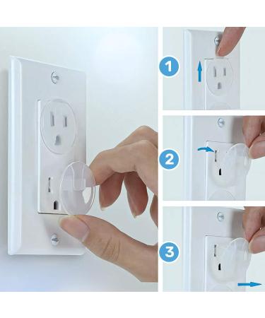 24 Pack Baby Proofing Outlet Covers - Shock Prevention, Easy Installation, Safe & Secure Plastic Plug Covers - Buy Online on SooperMarket.com