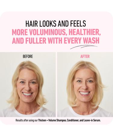 Boldify Shampoo + Conditioner Bundle - Natural Hair Retention & Anti Hair Loss Formula - Volumizing for Fine Hair - Vitamin Enriched for Thicker, Fuller Hair - Cruelty & Sulfate Free - Buy Online on SooperMarket.com