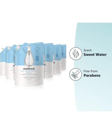 Method Gel Hand Soap Refill Sweet Water 34 oz - 6 Pack - Buy Online on SooperMarket.com