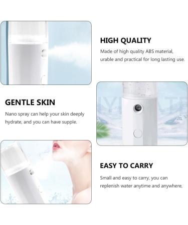 MUSISALY 1pc Hydrating Instrument Mini Mister Electric Face Cool Facial Mister Sprayer White Abs - Buy Online on SooperMarket.com