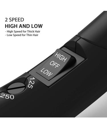 Dan Technology Travel Hair Dryer - Compact & Portable Mini Blow Dryer with Concentrator & Diffuser - Lightweight European Hair Dryer for Fast Drying - Folding Handle for Women and Men - Buy Online on SooperMarket.com