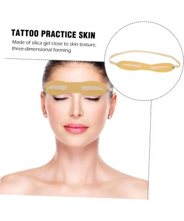 Housoutil 30 pcs Beginner Eyebrow Skin Practice Fake Silicone for Headband Professional Supply - Buy Online on SooperMarket.com