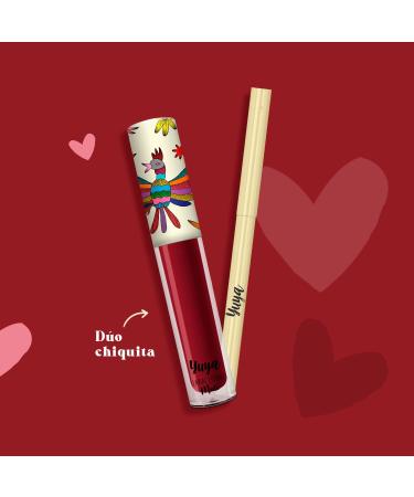 Yuya Chiquita Liquid Matte Lipstick: Intense Wine Color | Long-Lasting Formula - Buy Online on SooperMarket.com