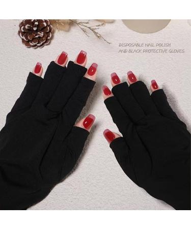 Professional UPF50+ Manicure Gloves for Gel Nail Lamp | UV Shield and Skin Care Protection - Buy Online on SooperMarket.com