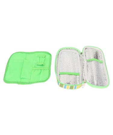 Insulin Cooler Travel Case ANGGREK Insulin Cooler Travel Case Multi Layer Carrying Case Lightweight Portable Insulin Cooling Bag for Diabetic Green - Buy Online on SooperMarket.com