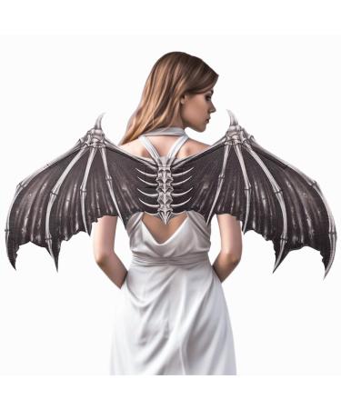 Cosplay Wings Angel Wings White Black Devil Skull Vampires Props Role Play Party Show Halloween Mardi Gras