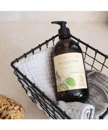 Durance Verbena & Kiwi Marseille Liquid Soap 500ml Paraben-Free Hand & Body Wash With Olive Oil & Red Rice Extract Vegan Friendly Shower Gel - Buy Online on SooperMarket.com