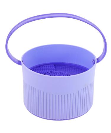 3-in-1 Makeup Brush Cleaner Silicone Makeup Brush Cleaning Mat Bowl Cosmetic Brushes Holder Cleaning Tool Organizer for Storage and Air Drying