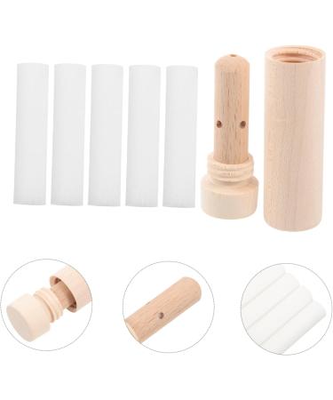 Wooden Incense Sticks Set with Nasal Tube Inhaler - Fragrance Sniffing Stick - Buy Online on SooperMarket.com
