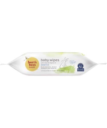 Burt's Bees Baby Wipes - Unscented Towelettes for Sensitive Skin - All Natural with Aloe & Vitamin E - Fragrance Free - 6 Flip-Top Packs - 432 Wipes Total - Buy Online on SooperMarket.com