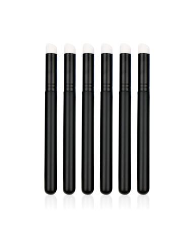 UNIMEIX Mini Blending Brushes for Card Making Bamboo Ink Blending Brushes Paint Application Tools Blending Brushes for Craft Detail (6 Pack) 6 Pc Brushes