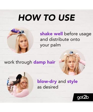 Got2b Volumania Bodifying Hair Mousse 24 hour Volumizing Hold 250ml - Buy Online on SooperMarket.com