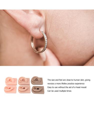 Flexible Waterproof Human Ear Model Set - Perfect for Novice Practice - 3 Pairs - Buy Online on SooperMarket.com