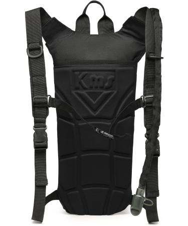 ATBP Tactical 3L Hydration Pack - Military Grade Water Bladder Backpack - Leakproof for Running, Cycling, Hiking - Black - Buy Online on SooperMarket.com