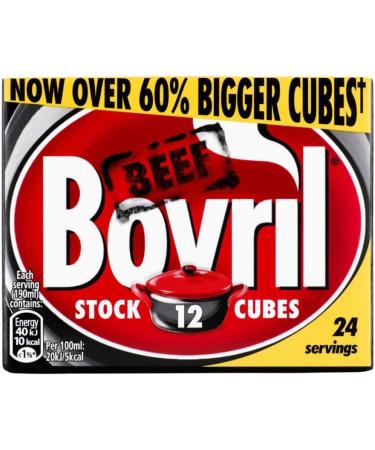 Beef Stock Bundle Containing Bovril Beef Stock Cubes 12x10g (3 Pack) - Buy Online on SooperMarket.com