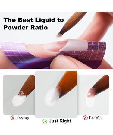 4.23oz Professional Crystal Clear Acrylic Nail Powder for French Manicure Extension - Buy Online on SooperMarket.com