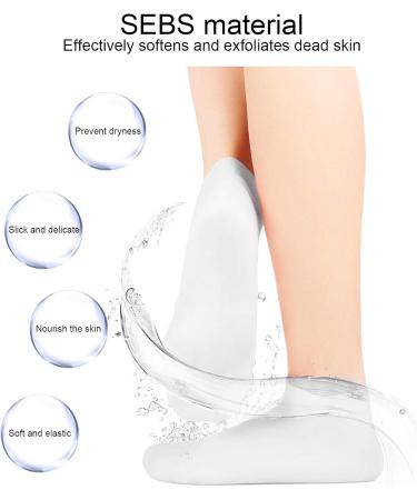 Buy 2 Pairs of Sips Peeling Moisturizing Socks - Elastic Anti-Cracking Foot Care Rejuvenating Skin Protection (Size S - 33-35) | International Shipping - Buy Online on SooperMarket.com