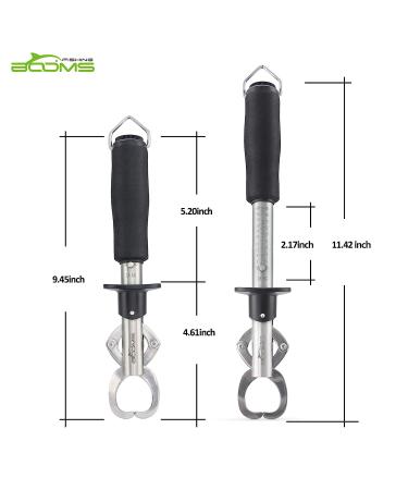 Booms Fishing G1 Fish Gripper with Built-in Scale - Securely Grip and Weigh Fish - 9.4 Largest Model - Buy Online on SooperMarket.com
