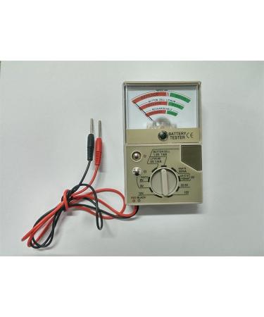 Battery Tester with Meter - Electric Voltage Tester for AA AAA C D N Button Cell Batteries - Accurate Battery Checker - Buy Online on SooperMarket.com