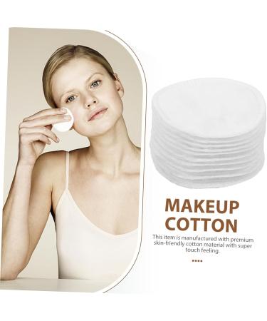 200 Pcs Skin-Friendly Organic Cotton Pads - Soft Makeup Remover & Toner Rounds - Reusable & Disposable Facial Cotton Pads - Buy Online on SooperMarket.com