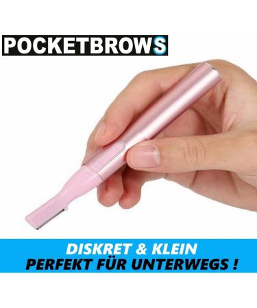 POCKETBROWS Electric Eyebrow Trimmer & Razor - Ultimate Precision Hair Removal - Buy Online on SooperMarket.com