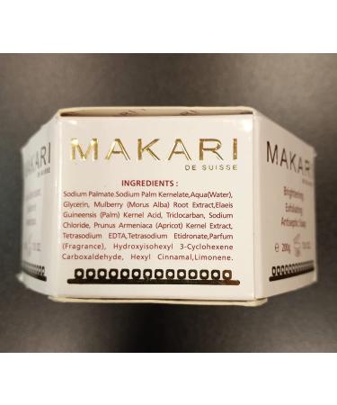 Makari Classic Exfoliating Antiseptic Soap (7oz) - Promotes Even Skin Tone, Detoxifies and Revitalizes Skin - For Dry, Oily, Normal, Maturing, and Combination Skin - Buy Online on SooperMarket.com