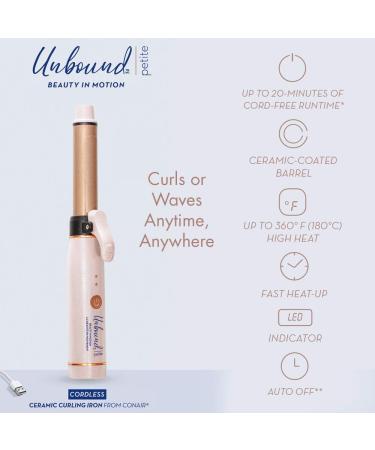 Conair CR320C Unbound Petite Cordless Curling Iron Curling iron Pink Petite - Buy Online on SooperMarket.com