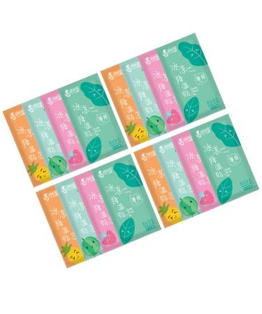 40Pcs Cooling Patches for Summer Fruit Patten Cooling Gel Patches Fever Patches Cooling Forehead Strips Relieve Headache Cooling Gel Sheet for Relieve Headache