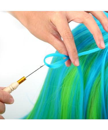Premium Hair Extension Kit - Pliers Braiding Tools Crochet Hook & Silicone Micro Rings - Perfect for Hair Extensions & Feathers (Black) - Buy Online on SooperMarket.com