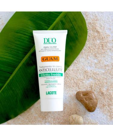 Guam Anticellulite Body Duo Treatment - Cold-Acting Cream for Cellulite & Skin Fat | Made in Italy | 200 ml - International Shipping Available - Buy Online on SooperMarket.com