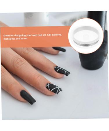 Healeved Manicure Supplies Nail Art Decoration Copper Wire Copper Wire for Jewelry Making Copper Beading Wire Diy Jewelry Wire Beading Wire for Jewelry Nail Art Decoration Line Gold Thread Silver medium - Buy Online on SooperMarket.com