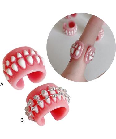 Buy Oueyfer Harajuku Cute Funny Teeth Gums - Korean Party Accessory for Adults & Teens | International Shipping - Buy Online on SooperMarket.com