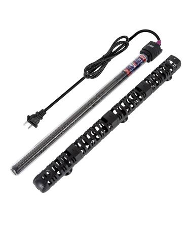 ZHGSERVU 300W 500W Aquarium Heater Auto Thermostat Submersible 500 Watt Fish Tank Heater with Durable Quartz Glass and Protective Sleeve 3 Suckers for Saltwater or Freshwater 50-90 Gallon 500W (for 50-90 gallon)